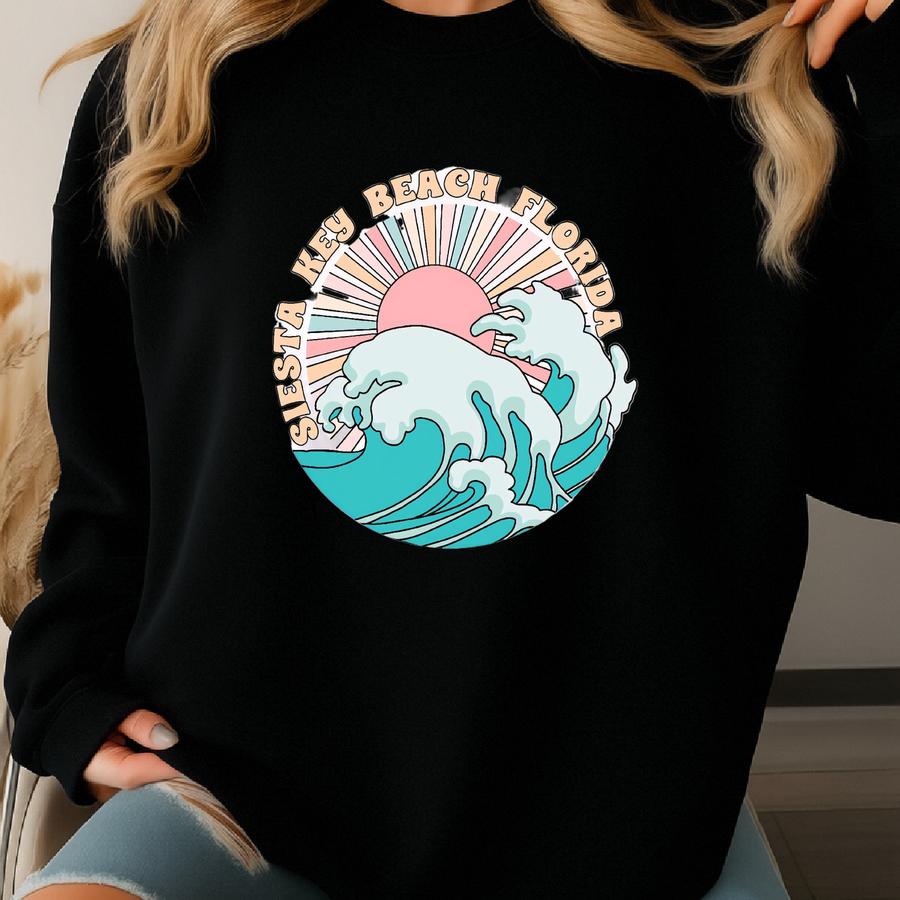 Siesta Key Beach Florida Casual Unisex T-shirt Sweatshirt