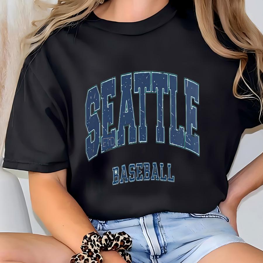 Seattle Baseball Shirt, ®, Seattle Baseball T Shirt, Vintage Baseball Seattle Tee, Seattle Baseball Fan Gift, Apparel, Unisex T-shirt
