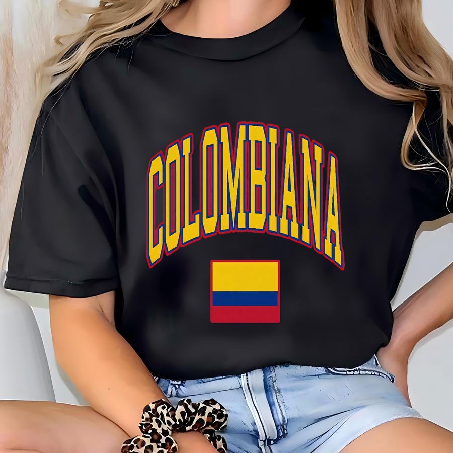 Colombian Flag Hoodie: Unisex Jersey, South America Pride T-shirt