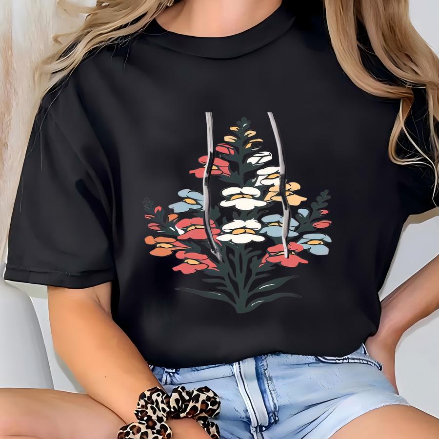 Snapdragon Hoodie. Snapdragon Gift. Flower Hoodie. Flower Gift. Floral Sweatshirt. Botanical Hoodie. Botanical Gift. Plant Lover #fc927 T-shirt
