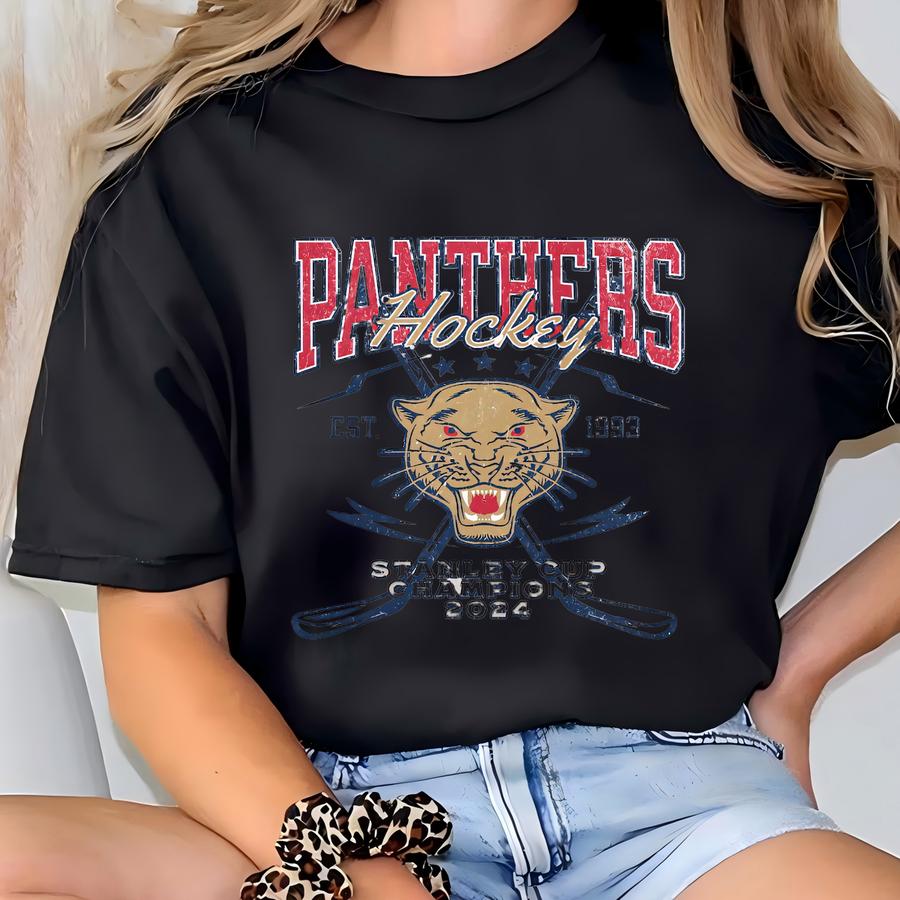 Florida Hockey Shirt | Panthers Tshirt | Panthers Hockey | Cup Champions | Florida Hockey Tee| Cup Shirt T-shirt