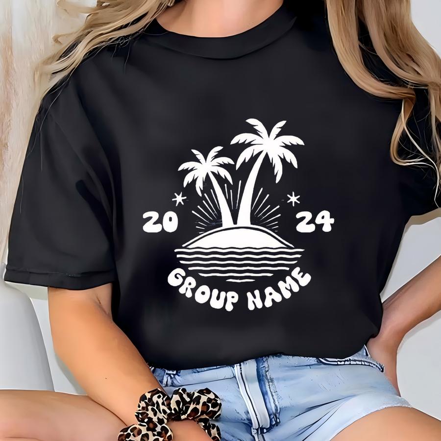 Custom Beach Family Shirts: Personalized Holiday Matching Tees T-shirt