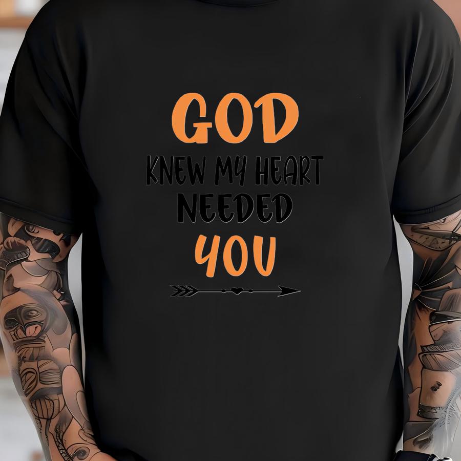 God Knew My Heart Needed You Baby Romper Sweatshirt, Gender Reveal Baby Romper, Pregnancy Announcement Bodysuit, Newborn Outfit T-shirt