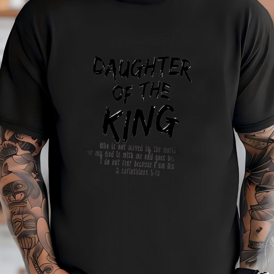 Daughter Of The King Hoodie Sweatshirt, Aesthetic Christian Sweater, Women's Religious Sweater, Bible Verse Sweater, Christian Gifts T-shirt