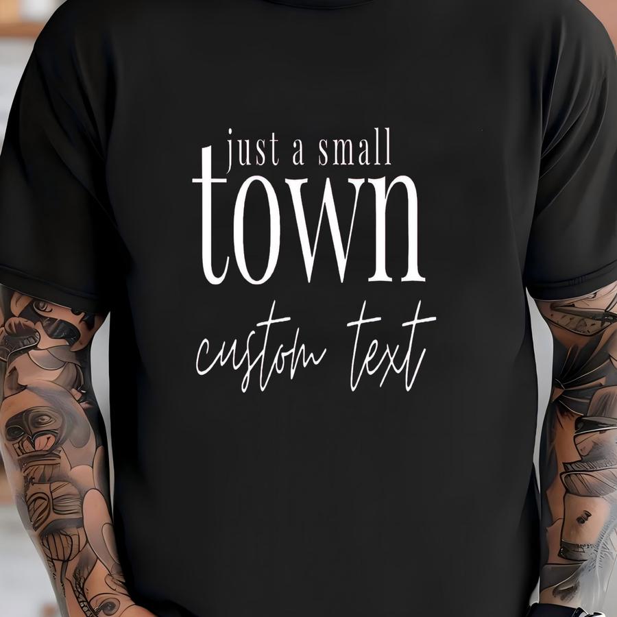 Custom Small Town Shirt, 1717 Graphic Tee, Personalized Profession Hoodie, Custom Text Small Town Pride Shirt, T-shirt