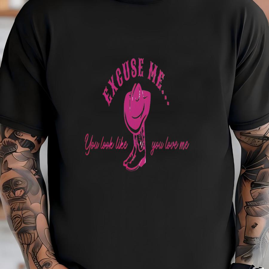 Excuse Me You Look Like You Love Me Trucker Cap, Western Hat, Red Dirt Country, Concert Merch, Honky Tonk Hat, Al Cowgirl Country Hat T-shirt