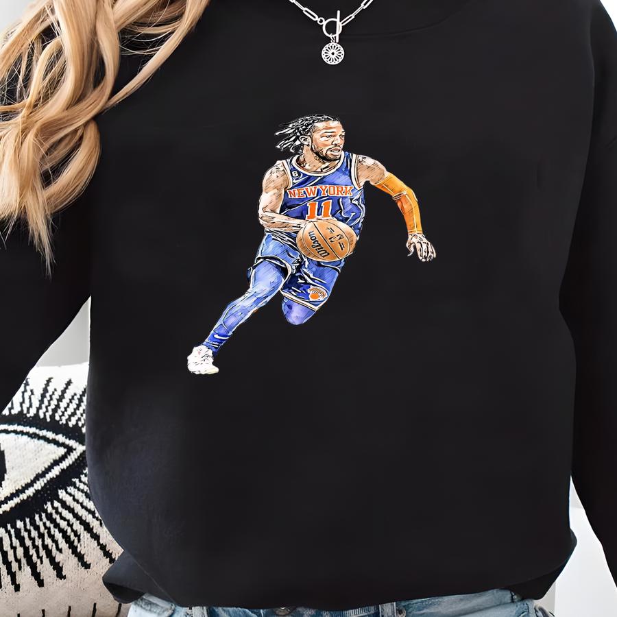 Jalen Brunson Poster New York Knicks Wall Art Print Basketball Sports Poster Canvas Print Framed Poster Basketball Poster Home Decor H32 Sweatshirt