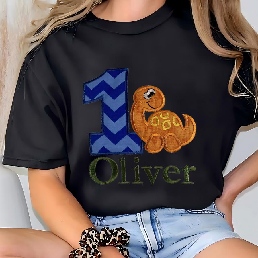 Custom Personalized Dinosaur Theme Or Other Theme Birthday Tee For Any Age Name An Number Optional Design Your Own! T-shirt