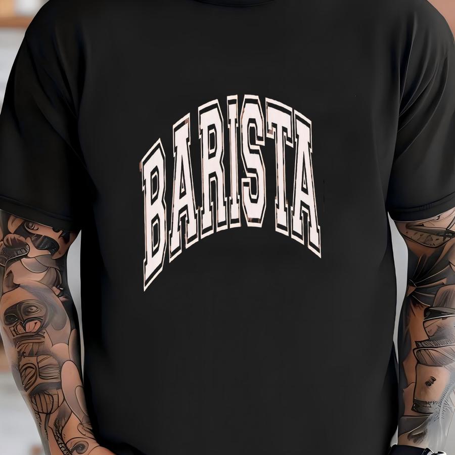 Barista ® Sweatshirt Lightweight Crewneck Barista Sweatshirt Premium Quality Soft Unisex Coffee Sweatshirt T-shirt