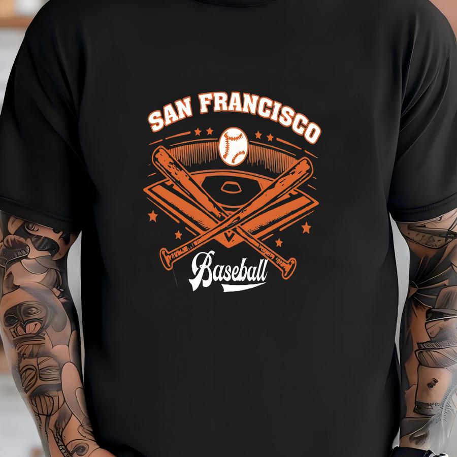 San Francisco Baseball Vintage Comfort Color Unisex Tshirt, San Francisco Baseball Gameday Retro 90s Style Shirt, Sf Sports Shirt, For Fans T-shirt
