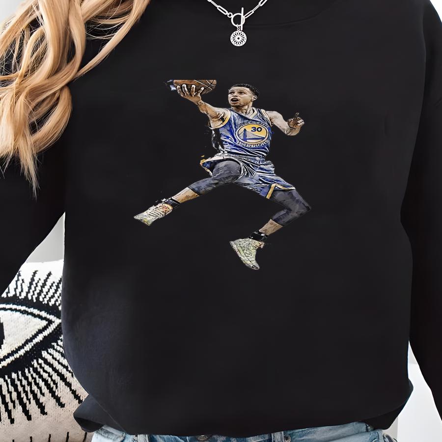 Poster Golden State Warriors Wall Art Print Basketball Sports Poster Canvas Print Basketball Poster Home Decor H96 Sweatshirt