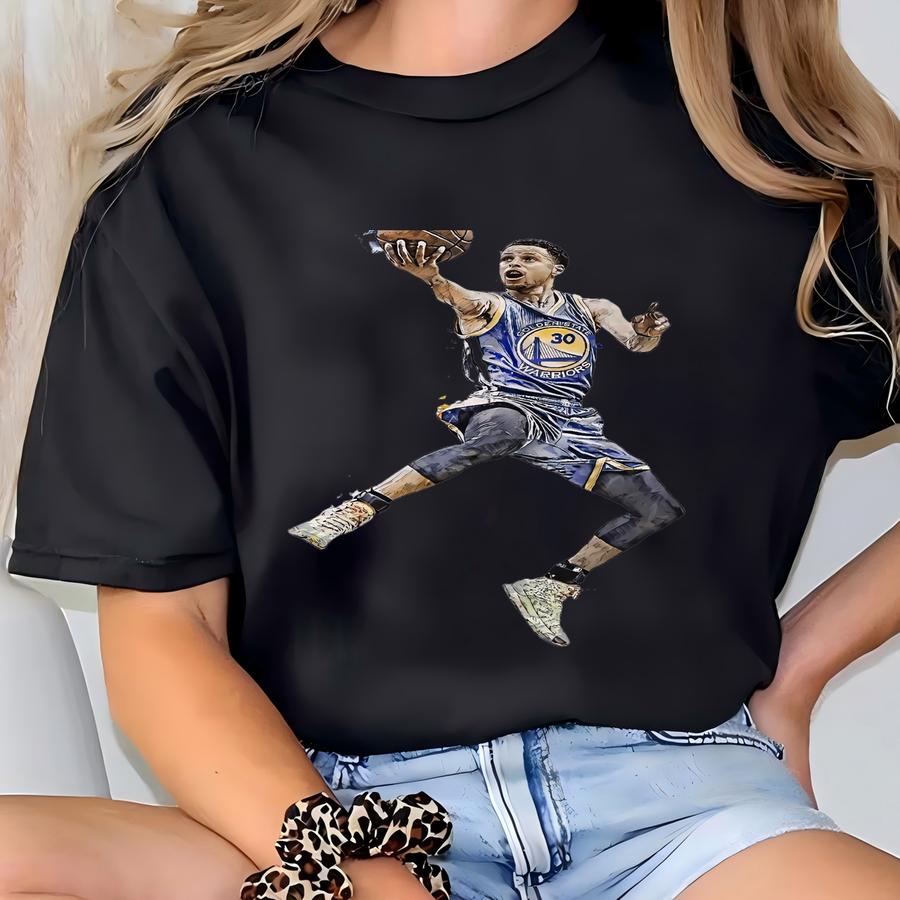 Poster Golden State Warriors Wall Art Print Basketball Sports Poster Canvas Print Basketball Poster Home Decor H96 T-shirt