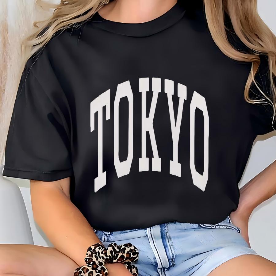 Tokyo Sweatshirt Collegiate Crewneck Sweater Unisex T-shirt