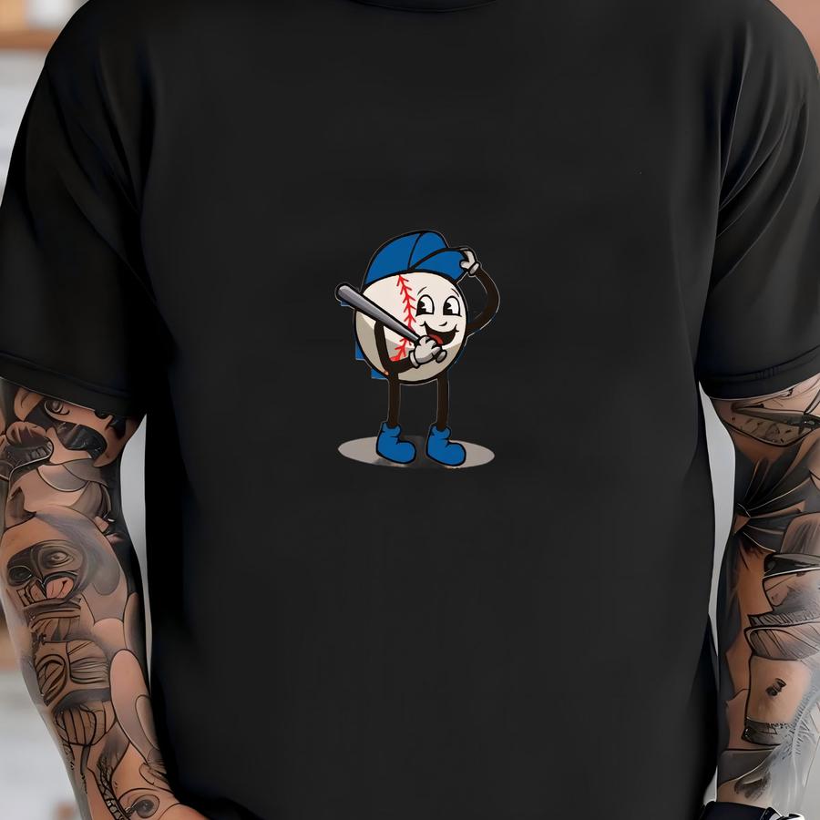 Los Angeles Baseball Funny Mascot Smiling Comfort Color Unisex Tshirt, Los Angeles Baseball Gameday Retro 90s Shirt, La Sport Shirt, For Her T-shirt