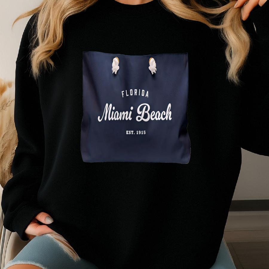 Miami Tee Florida Weekender Miami Beach Souvenir Miami Beach Fl Gifts For Women South Beach Little Havana Calle Ocho South Beach Sweatshirt