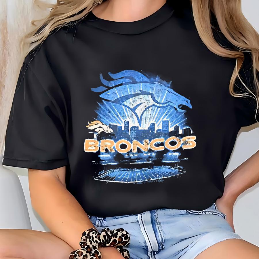 Vintage Denver Broncos T Shirt Tee Size Xtra Large Xl Football Colorado John Elway Super Bowl 1990s 90s T-shirt