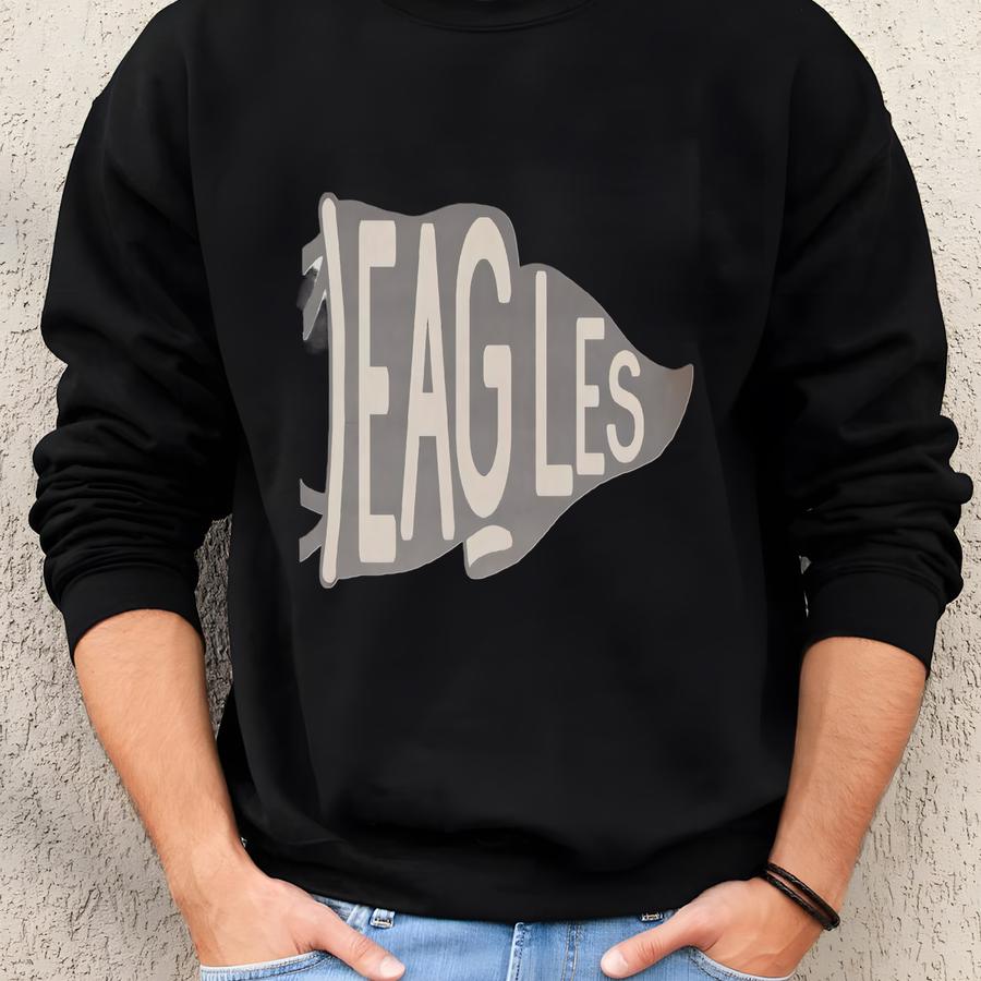 Eagles Pennant Mascot T-shirt: Eagles T-shirt | Vintage Pennant Graphic Tee | Unisex School Spirit Mascot Shirt | Game Day Tshirt Sweatshirt Eagles Pennant Mascot T-shirt: Eagles T-shirt | Vintage Pennant Graphic Tee | Unisex School Spirit Mascot Shirt | Game Day Tshirt Sweatshirt