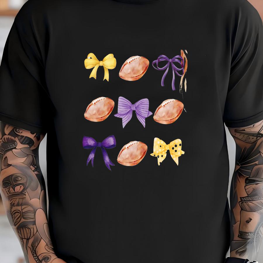 Coquette Louisiana Retro Hoodie, Cute Bow Vintage Game Day Football Shirt Louisiana State Tshirt Football Season Preppy Gameday Apparel T-shirt