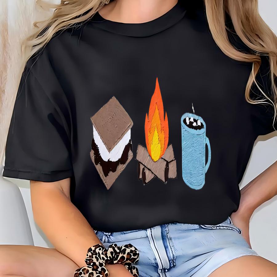 Smores Sweatshirt || Sweater Weather || Fall Themed Crewneck || Fall Apparel Sweatshirt || Camping Crewneck || Smores Y T-shirt