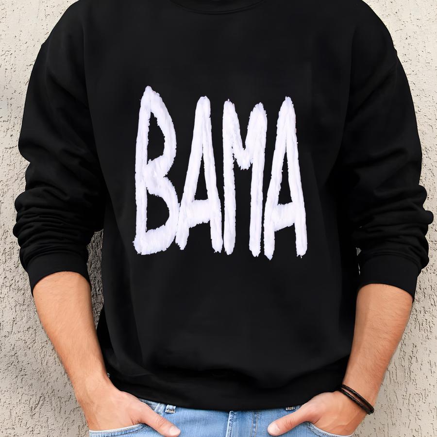Yarn Sweatshirt, Yarn Pullover, Bama Sweatshirt, Bama Crewneck Sweatshirt