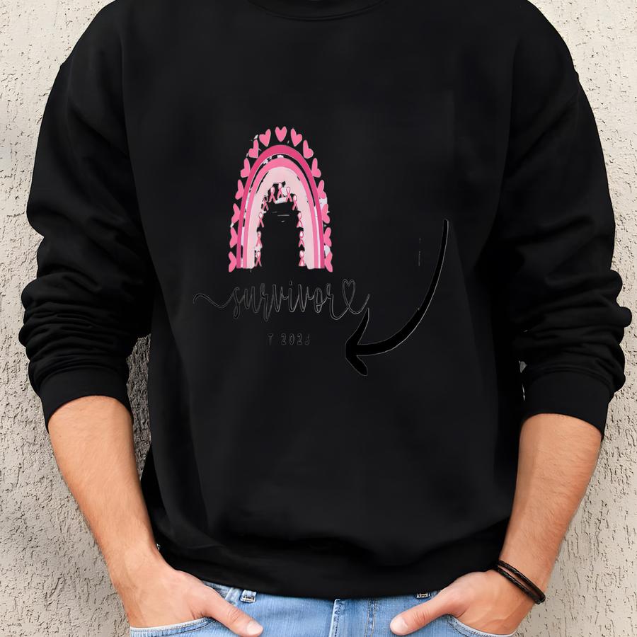 Breast Cancer Survivor Sweatshirt Custom Breast Cancer Awareness Sweatshirt For Breast Cancer Warrior Gifts Breast Cancer Warrior Sweatshirt Sweatshirt