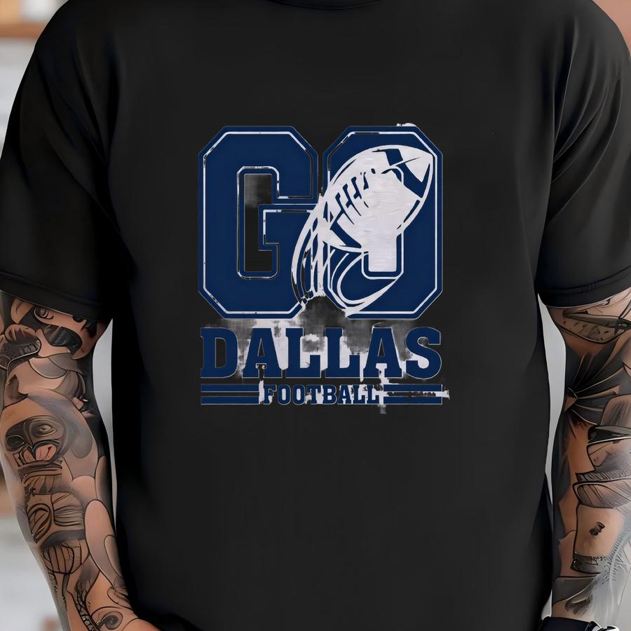 Go Football Vintage Comfort Color Unisex Tshirt, Football Team Shirt, Lets Go Tee, American Football Gameday Shirt T-shirt