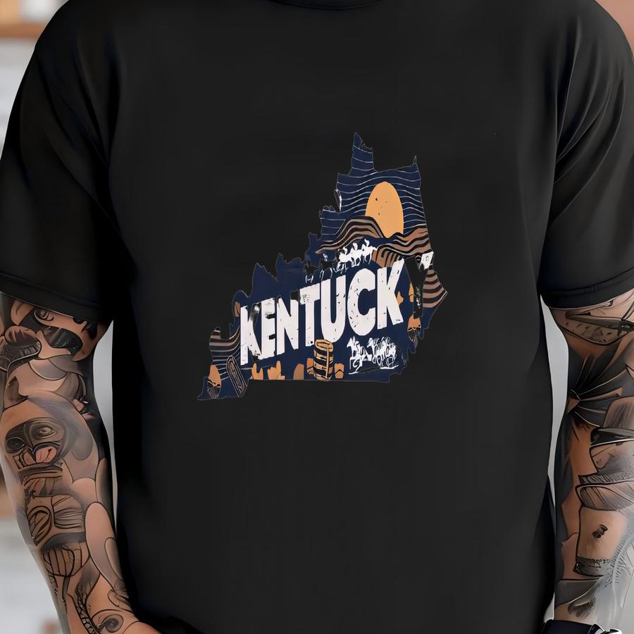 Kentucky T Shirt, State Of Kentucky Lover Gift Tee, Family Trip Tshirt, Retro Kentucky State Travel Sweatshirt, Ky Vacation Holiday Sweater T-shirt