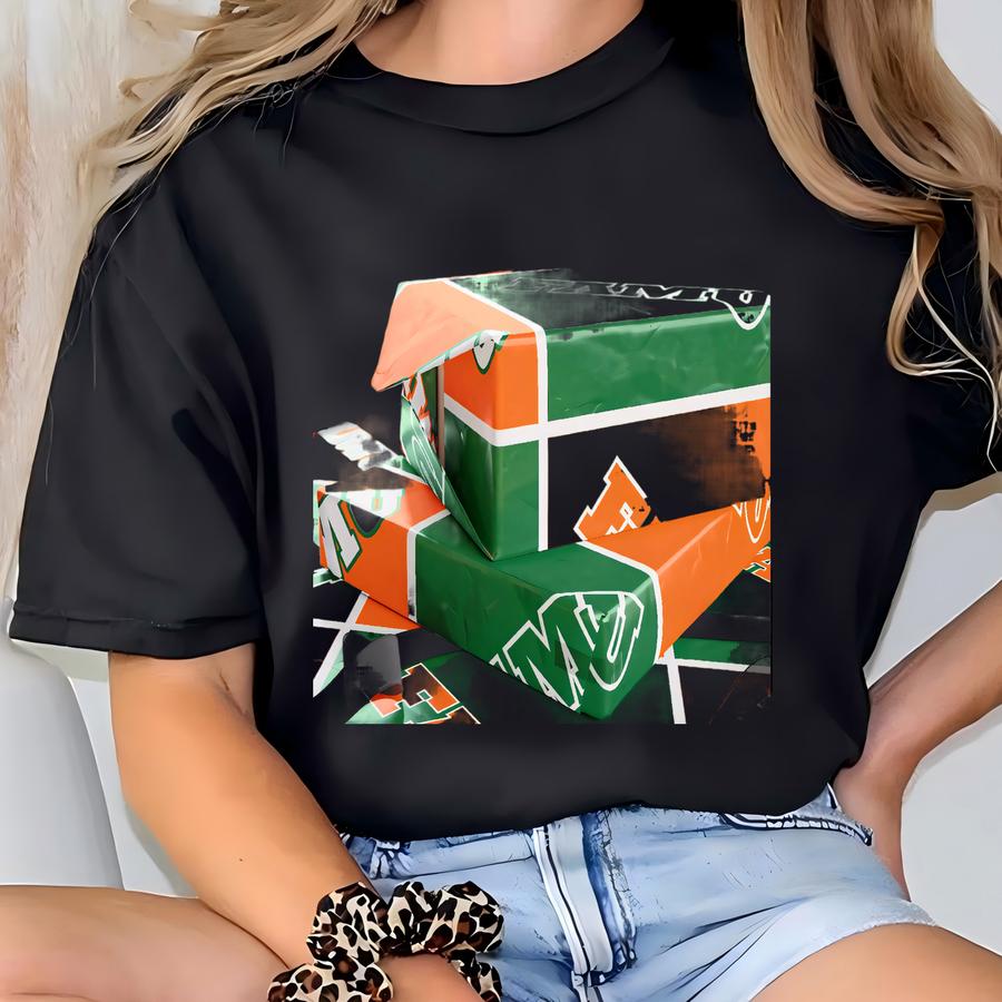Famu Wrapping Paper, Florida Football, Green And Orange T-shirt