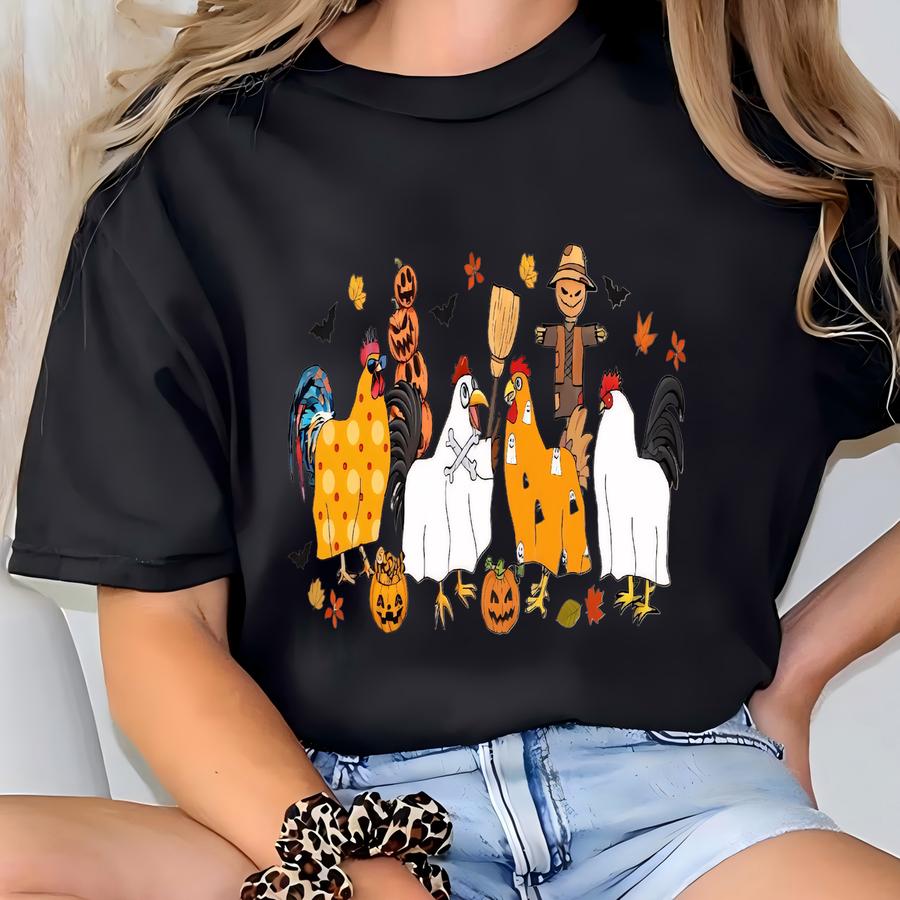 Halloween Thanksgiving Trick Or Treat Shirt, Halloween Shirt, Halloween Sweatshirt, Spooky Shirt, Skeletons Shirt, Pumpkin Shirt T-shirt