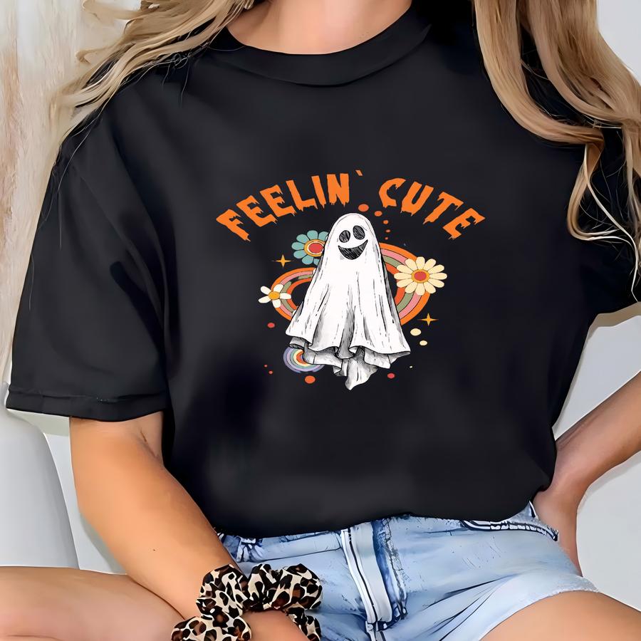 Ghost Haunt Halloween Shirt, Halloween Shirt, Halloween Sweatshirt, Spooky Shirt, Skeletons Shirt, Pumpkin Shirt, Trick Or Treat Shirt T-shirt