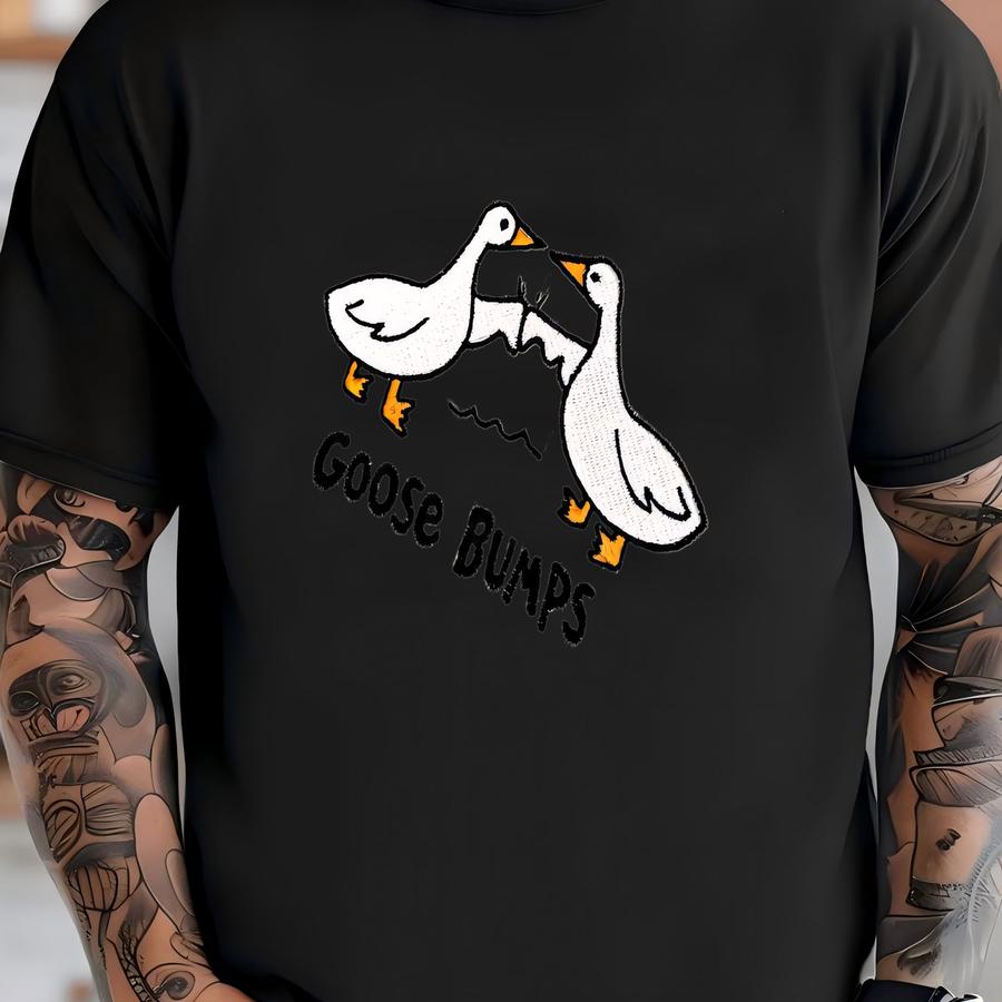 Goose Bumps Sweatshirt: Funny Goose Lover Pullover T-shirt