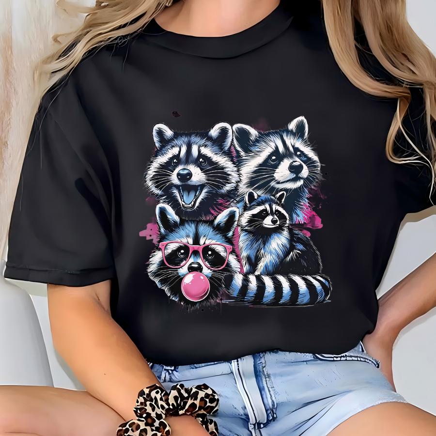 Funny Raccoon Tee, Trash Panda Shirt, Funny Animal Shirt For Women, Sarcastic Tees, Raccoon Gifts, Joke Gift For Best Friend T-shirt