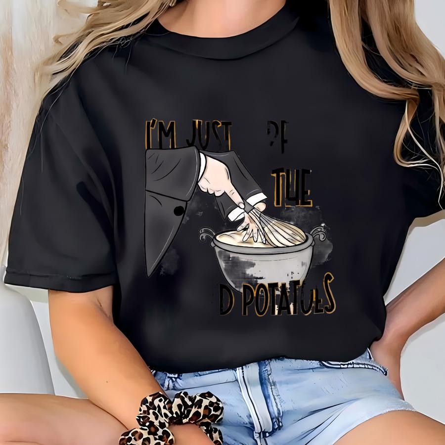 I’m Just Here For The Mashed Potatoes Sweatshirt, Funny Thanksgiving, Funny Fall Shirt, Thanksgiving Dinner Shirt, Funny Mashed Potatoes Tee T-shirt