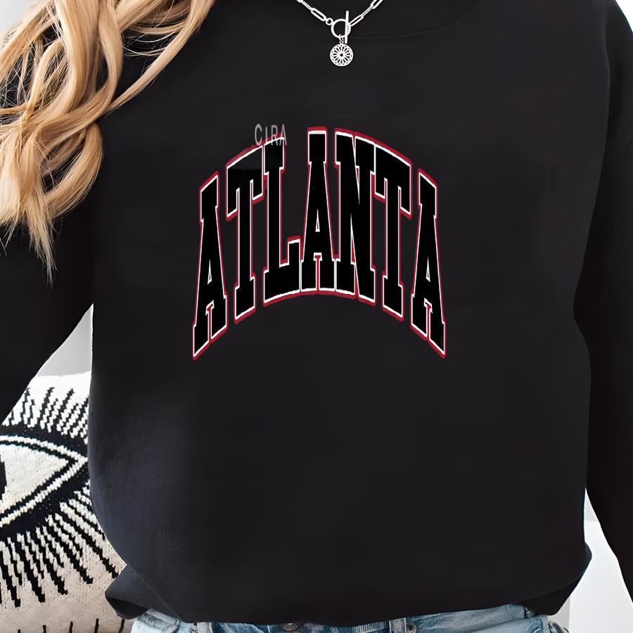 Atlanta Football Vintage Sweatshirt T-shirt,retro Falcon Crewneck,oversized Football Sweatshirt,atlanta Football Fan Gift Fda17 Sweatshirt