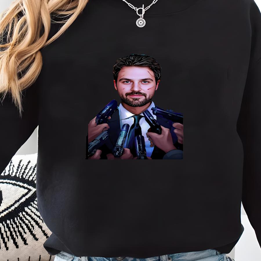 Custom John Wick Style Portrait: Personalized Funny Gift (digital Download) Sweatshirt