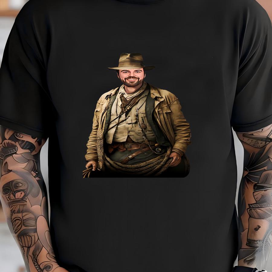 Custom A Jones Portrait: Personalized Family Gift (digital Download) T-shirt