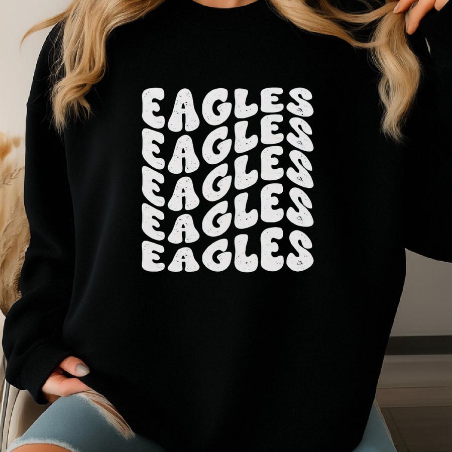 Eagles Shirt, Eagles Game Day Apparel, Eagles Mascot Tee Sweatshirt