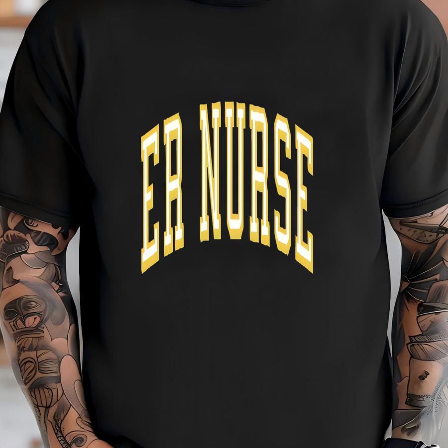 Er Nurse Tee, Emergency Medicine, Er Rn, Gift For Emergency Nurse, Er Nurse Tote, T-shirt