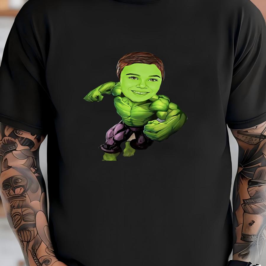 Custom Superhero Portrait: Personalized Family Digital Art (digital Download) T-shirt