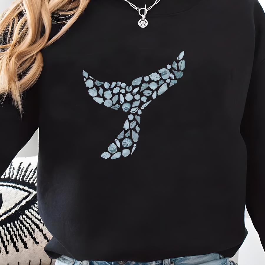 He Calms The Storm Christian Hoodie Seas Whale Tail Shirt Ocean Inspired Faith Shirt Beachy Sweatshirt Coconut Girl Womens Christian Sweatshirt