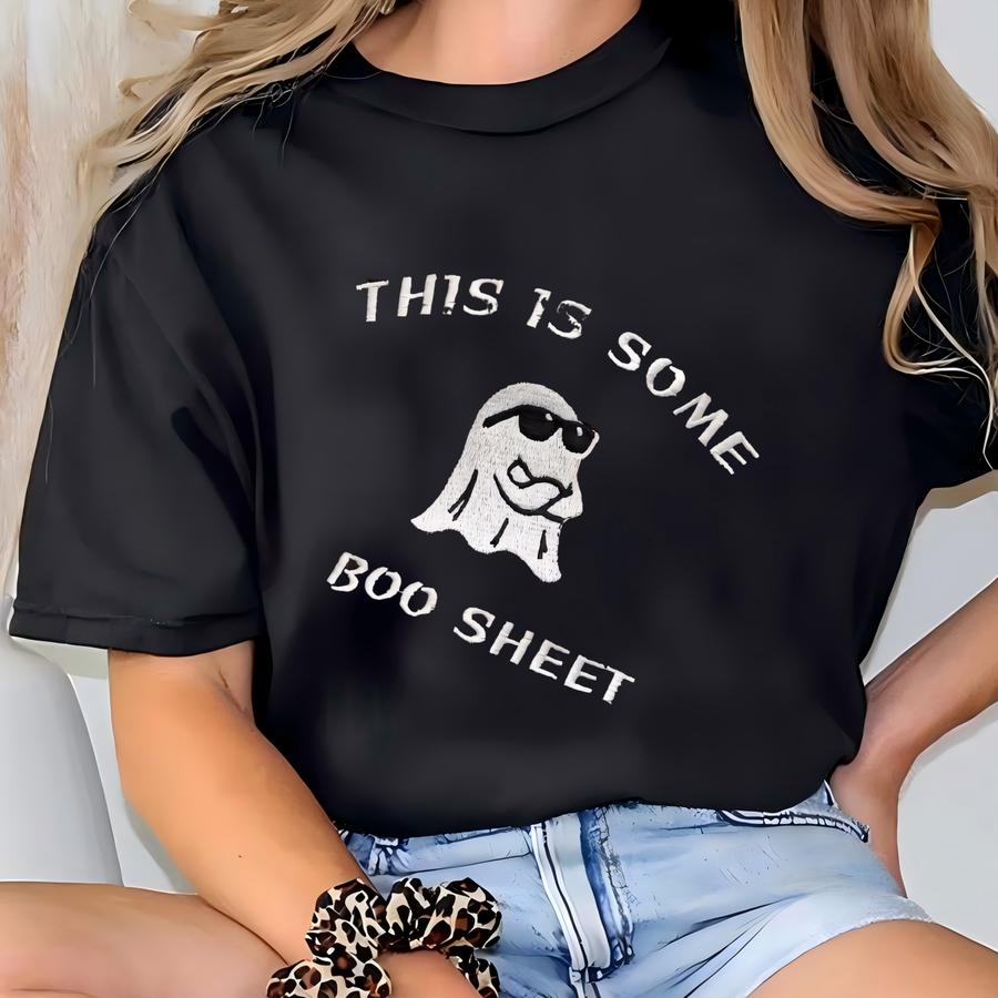 Boo Sheet Sweatshirt: Y2k Halloween Ghost Crewneck T-shirt