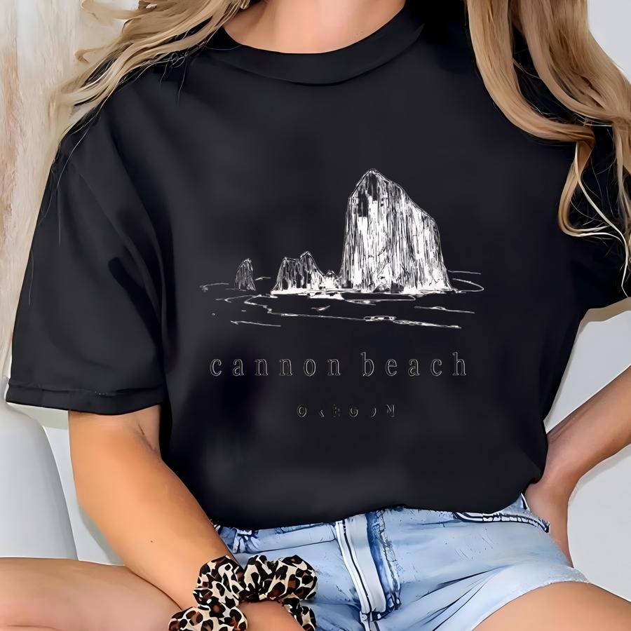 Cannon Beach Sweatshirt, Cannon Beach Crewneck, Haystack Rock Shirt, Cannon Beach Gifts T-shirt
