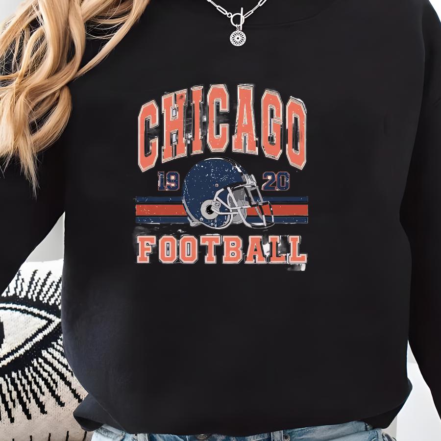 Chicago Football 1920 Shirt, Chicago Football Shirt, Chicago Football Women Shirt, Chicago Football Gift Shirt, Game Day Shirt. Sweatshirt
