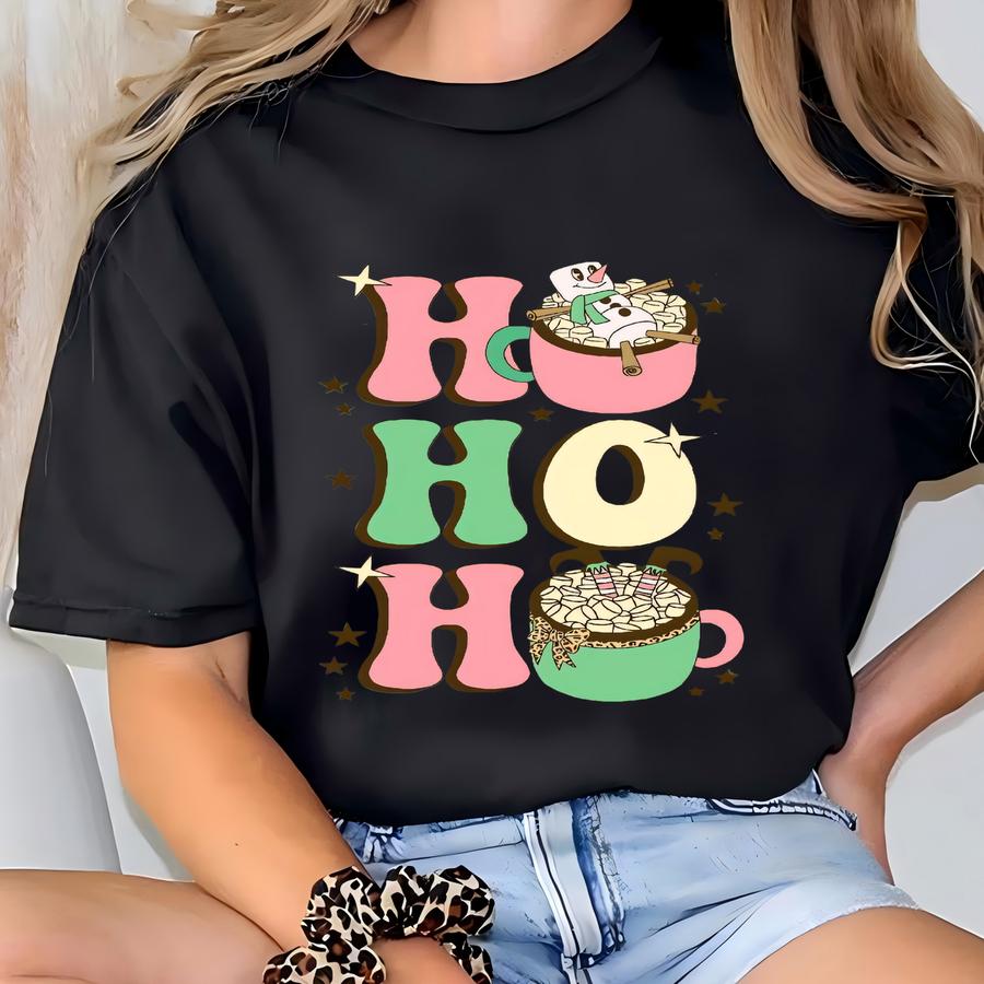 Ho Ho Ho Santa Sweatshirt, Christmas Sweatshirt, Christmas Shirt, Merry Christmas Shirt, Santa Shirt, Christmas, Christmas Gift T-shirt