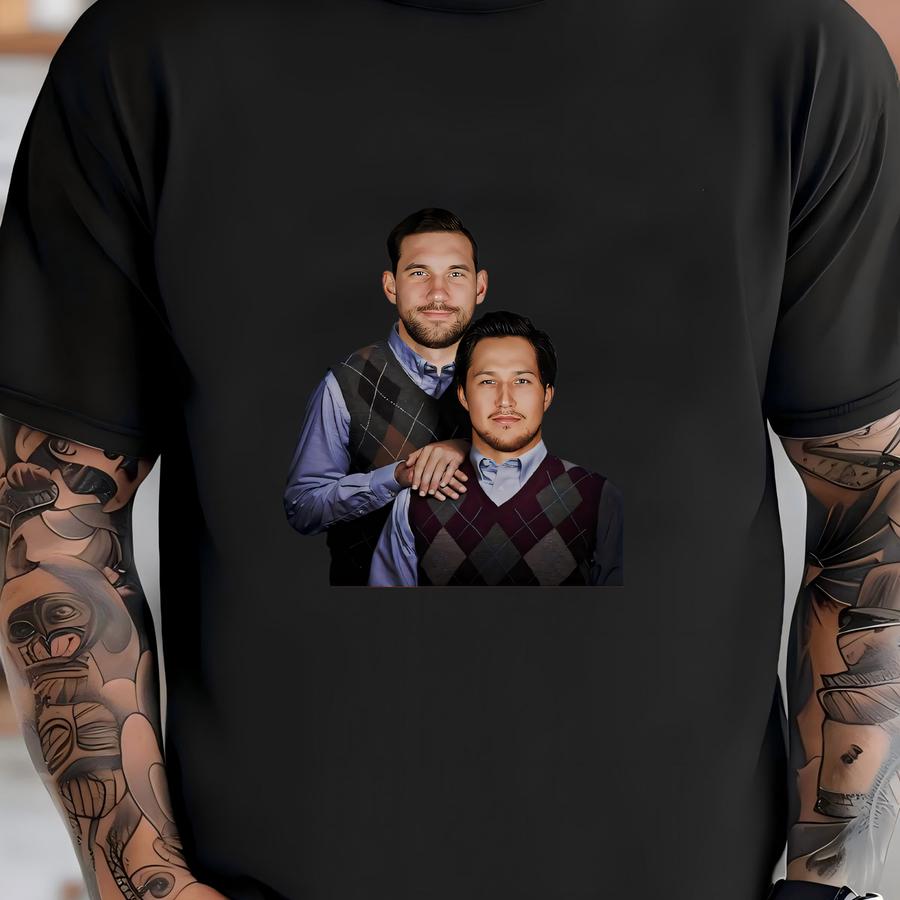 Anthony Stolarz Brandon Montour Step Brothers Shirt Png (digital Download) T-shirt