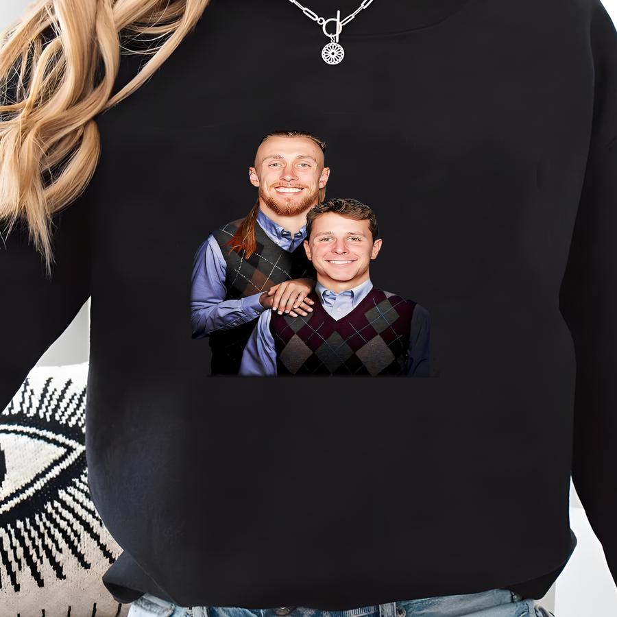George Kittle Brock Purdy Step Brothers Shirt Png (digital Download) Sweatshirt
