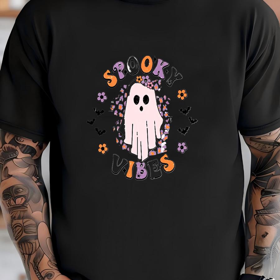 Spooky Ghoul Kids Shirt - Girls Halloween Ghost Toddler Tee - Cute Ghost Shirt - Funny Halloween Tee T-shirt