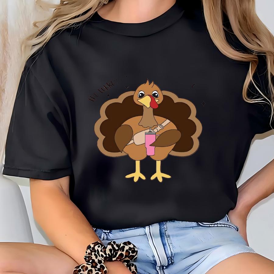 Funny Thanksgiving Turkey Graphic Tee - Thick Juicy T-shirt