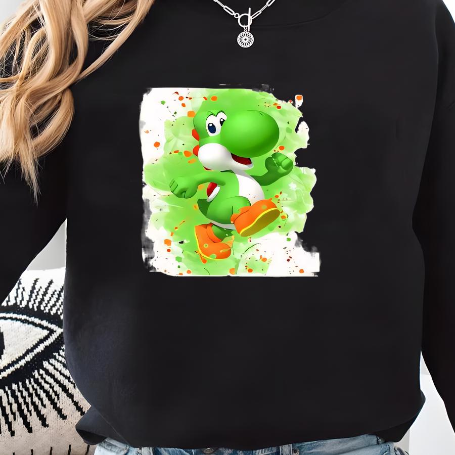 Super Mario Watercolor Art Prints: Kids Room Decor (digital Download) Sweatshirt