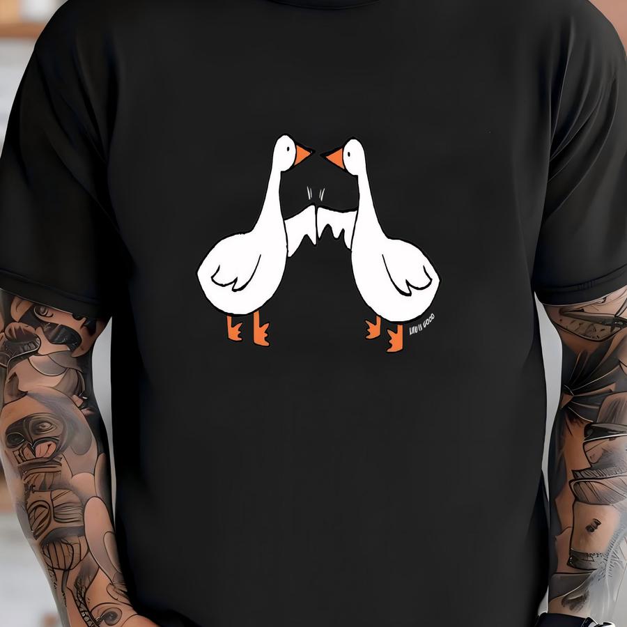 Goose Bumps Sweatshirt: Funny Silly Goose University Sweater T-shirt